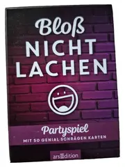 Vorschaubild 1 von Bloß Nicht Lachen Partyspiel mit 50 genial schrägen Karten