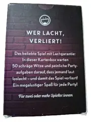 Vorschaubild 2 von Bloß Nicht Lachen Partyspiel mit 50 genial schrägen Karten