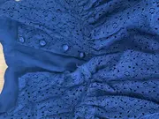 Vorschaubild 3 von Mädchen Sommerkleid Gr. 120 Spitze Dunkelblau