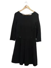 Vorschaubild 1 von Damen Businesskleid Gr. 40/L Schwarz Klassisch Elegant Büro