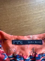 Vorschaubild 4 von Bohemian Bluse 3/4 Arm Paisley Stickerei Orange Damen Gr. XS