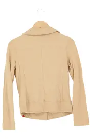 Vorschaubild 2 von Damen Leichte Jacke Blazer Gr. 38;M Beige Baumwolle Klassisch Casual