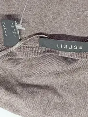 Vorschaubild 3 von Strickjacke Damen Gr. 36/S Braun Viskose Klassisch Elegant