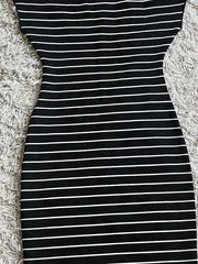 Vorschaubild 3 von Damen Strickkleid gestreift Gr. S Modern Mehrfarbig