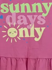 Vorschaubild 4 von Sommerkleid Pink Gr. 158 Sunny Days Only Aufdruck Baumwolle
