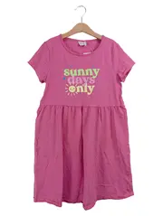 Vorschaubild 7 von Sommerkleid Pink Gr. 158 Sunny Days Only Aufdruck Baumwolle