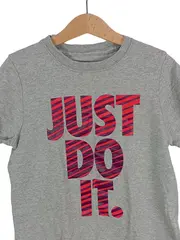 Vorschaubild 4 von Herren T-Shirt Sportlich Grau XL Just Do It Schriftzug