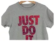 Vorschaubild 3 von Herren T-Shirt Sportlich Grau XL Just Do It Schriftzug