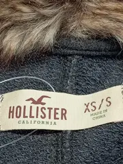 Vorschaubild 3 von Damen Felljacke Grau Gr. 34/XS Casual Faux Fur Jacke Herbst Winter