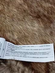 Vorschaubild 4 von Damen Felljacke Grau Gr. 34/XS Casual Faux Fur Jacke Herbst Winter