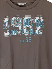 Vorschaubild 2 von Herren T-Shirt M Braun Casual mit Schriftzug