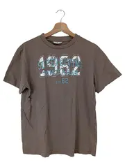 Vorschaubild 1 von Herren T-Shirt M Braun Casual mit Schriftzug