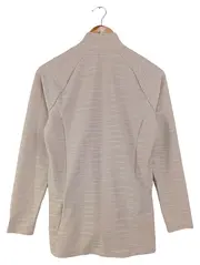 Vorschaubild 2 von Damen Trainingsjacke Strukturmuster Beige Gr. 36/S Sport