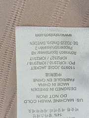 Vorschaubild 5 von Damen Trainingsjacke Strukturmuster Beige Gr. 36/S Sport