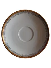 Vorschaubild 1 von Unterteller Klassisch Weiß Porzellan Goldrand