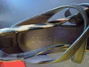 Vorschaubild 3 von Damen Sandaletten High Heels Leopardenmuster Gr. 37 Braun Beige