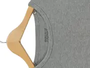 Vorschaubild 4 von Herren Langarmshirt Grau Basic Gr. L Baumwolle