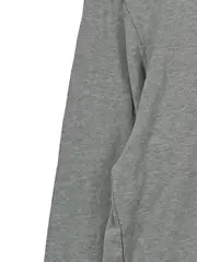 Vorschaubild 2 von Herren Langarmshirt Grau Basic Gr. L Baumwolle