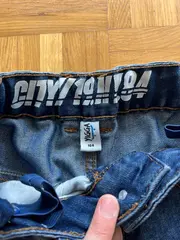 Vorschaubild 2 von Kinder Jeans Regular Fit Blau Gr. 164 Baumwolle Polyester Logo