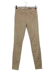 Vorschaubild 1 von Damen Jeans Skinny Fit W28/L32 Beige Metallic-Look Casual