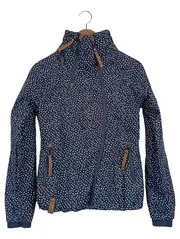 Vorschaubild 1 von Damen Steppjacke Gr. 34/XS Blau Sternenmuster Freizeit