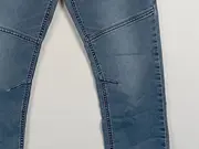 Vorschaubild 2 von Kinder Jogginghose Jeans Optik Gr. 158 Blau Casual Biker-Details