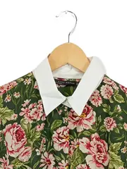 Vorschaubild 3 von Damen Hemdbluse 40/L Blumenmuster Romantisch Schleife Mehrfarbig