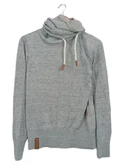 Vorschaubild 1 von Damen Pullover Rollkragen Grau Meliert Gr. 38;M