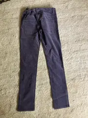 Vorschaubild 4 von Benetton Damen Cordhose Baumwolle Strukturmuster Blau Gr. W28/36/S