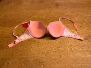 Vorschaubild 2 von Damen BH 75D Rosa Blumenmuster Bügel-BH Feminin NEU