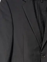 Vorschaubild 2 von Herren Anzug Gr. 50 Grau Wolle Business Sakko Hose