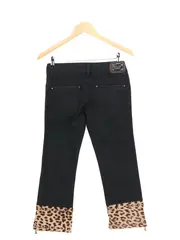 Vorschaubild 2 von Damen Jeans W26/34/XS Schwarz Texas Rock Leopard Nieten Straight Leg