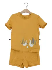 Vorschaubild 1 von TCM Baby Kinder T-Shirt & Shorts Set Enten Motiv Gelb Gr. 98/104