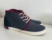 Vorschaubild 5 von Damen Stiefelette Canvas Blau Lila Gr. 37,5 Chukka Sneaker