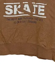 Vorschaubild 4 von Kinder Sweatshirt Urban Schriftzug Kapuze Braun Gr. 140