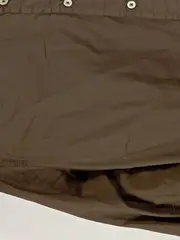Vorschaubild 6 von Hemdbluse Damen Gr. L Braun Langarm Baumwolle Casual