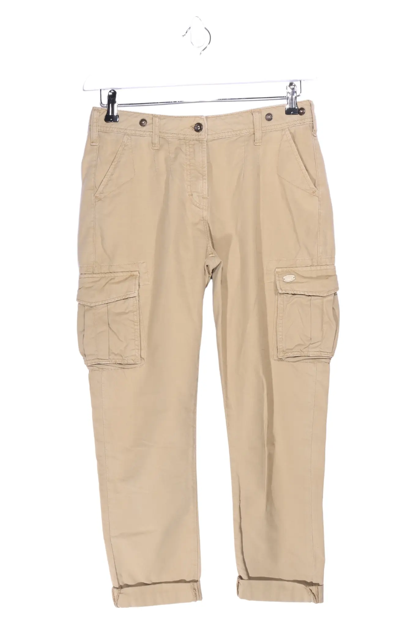 STAFF JEANS Herren Cargohose Beige W32/48/M Casual Outdoor Baumwolle