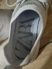 Vorschaubild 5 von Damen Sneaker low 37 Weiß Strass Freizeit Modisch Schnürung