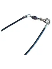 Vorschaubild 3 von Damen Halskette Leder Kreuz Anhänger Schwarz Strass Alltag