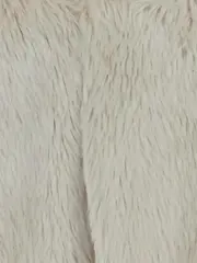 Vorschaubild 3 von Kinder Fellweste Gr. 128 Beige Casual Kunstfell Weste