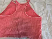 Vorschaubild 5 von Damen Sport Shirt Pink Gr. 40/L Rippstrick