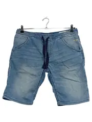 Vorschaubild 1 von Denim Jeans Shorts Herren Gr. M Jogger Fit Hellblau Elastikbund