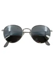 Vorschaubild 2 von Sonnenbrille Damen Herren Rund Retro Metall Silber Grau verspiegelt