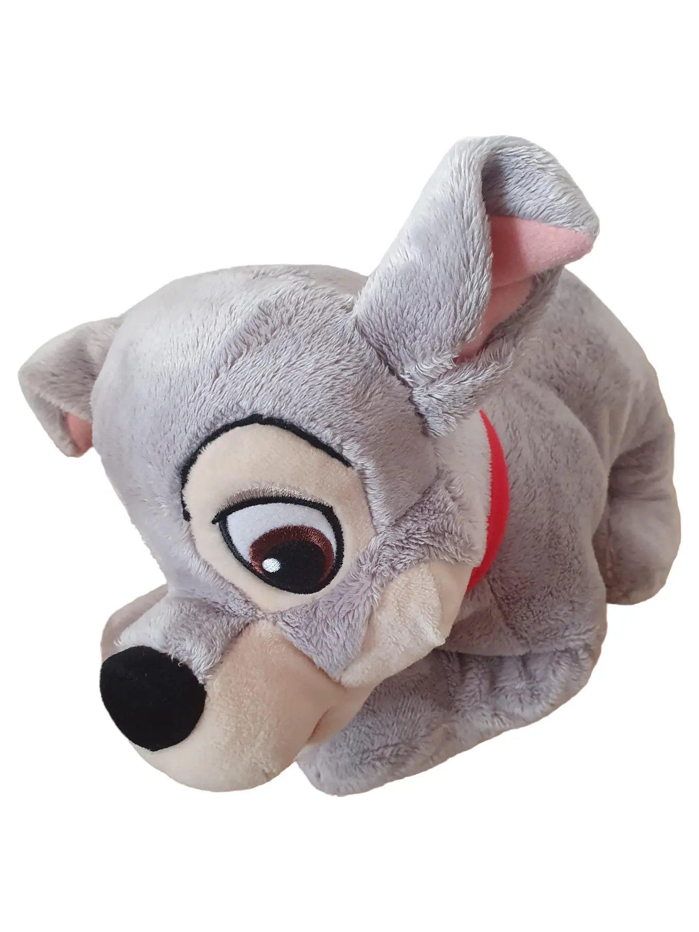 DISNEY Kuscheltier Hund Grau Charmant 33cm Stofftier Kinder Geschenk