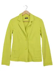 Vorschaubild 3 von Woman Damen Blazer Jacke Gr. 36/S Gelb Baumwolle Casual