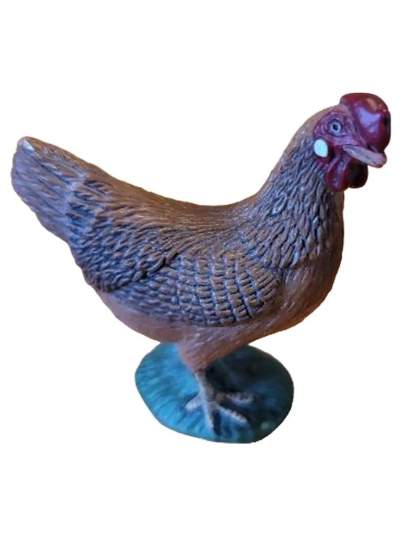 SCHLEICH Spielfigur Huhn Henne Braun Bauernhof Tierfigur Spielzeug Kinder