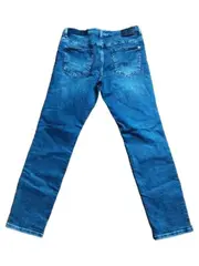 Vorschaubild 2 von Masha Damen Jeans Slim Fit W33/42 Blau Relaxed Mid Waist