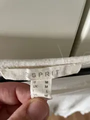 Vorschaubild 5 von Damen Langarmshirt Gr. M Beige Basic Viskose Rundhals