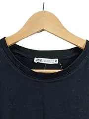 Vorschaubild 2 von Damen T-Shirt Top Ärmellos Schwarz Gr. 40 L Basic Baumwolle
