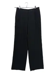 Vorschaubild 1 von Damen Stoffhose Schwarz Gr. 38 Business Hose Wide Leg